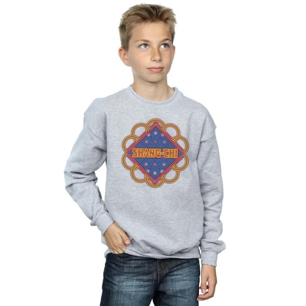 Marvel Pojkar Shang-Chi And The Legend Of The Ten Rings Neon Ring Logo Sweatshirt