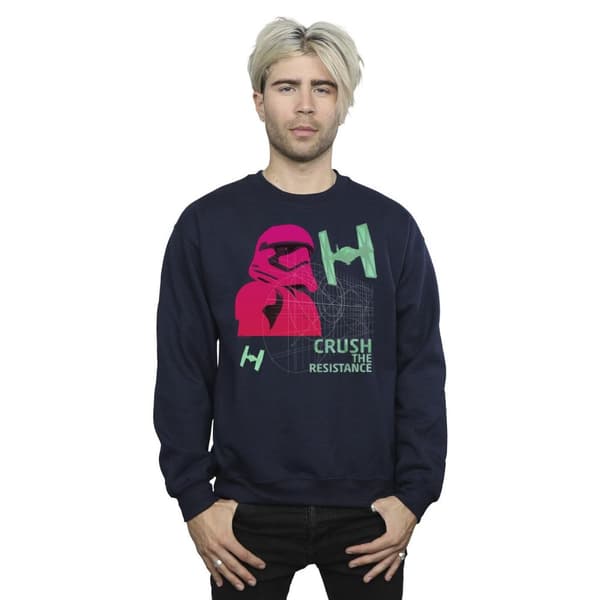 Star Wars First Order Stormtrooper Neon Sweatshirt för herrar