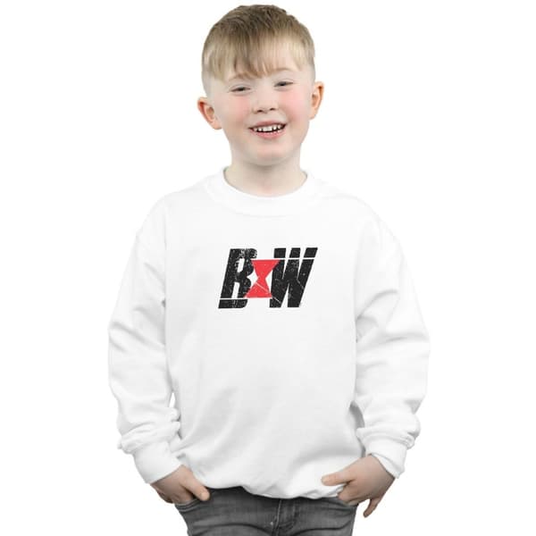 Marvel Black Widow Movie Initial Logo Sweatshirt för pojkar