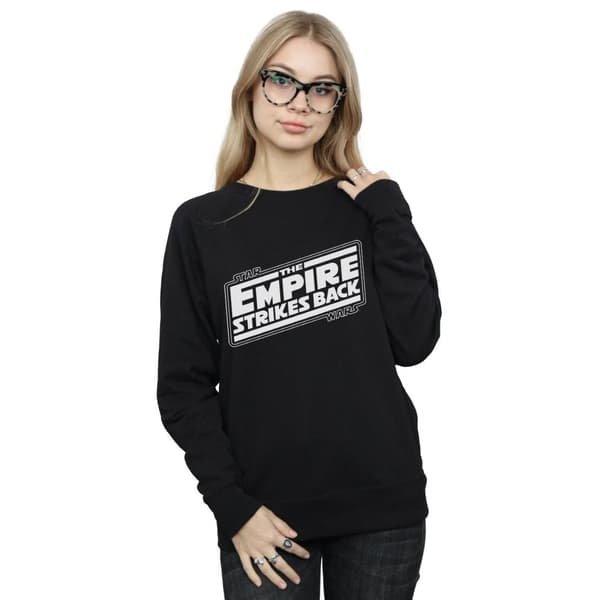 Star Wars Dam/kvinnor The Empire Strikes Back - Sweatshirt med logotyp