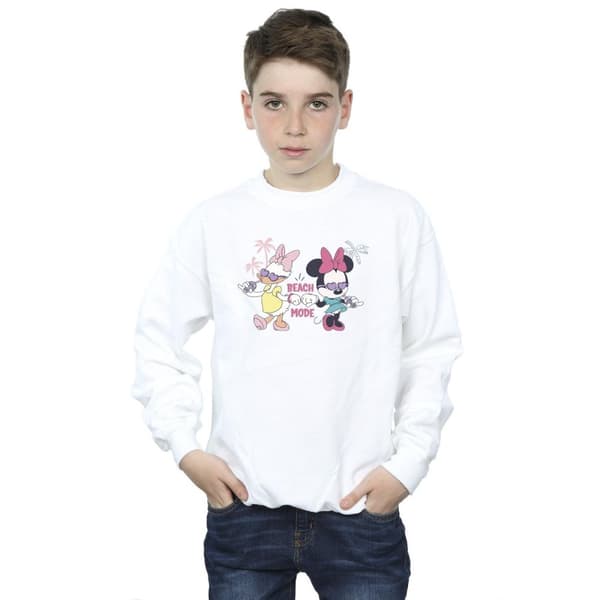 Disney Boys Minnie Daisy Beach Mode Sweatshirt