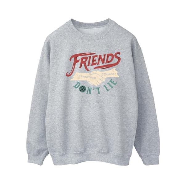 Netflix Dam/Tjej Stranger Things Friends Don´t Lie Hands Sweatshirt