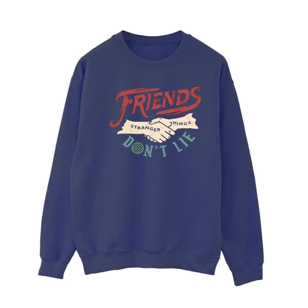 Netflix Dam/Tjej Stranger Things Friends Don´t Lie Hands Sweatshirt