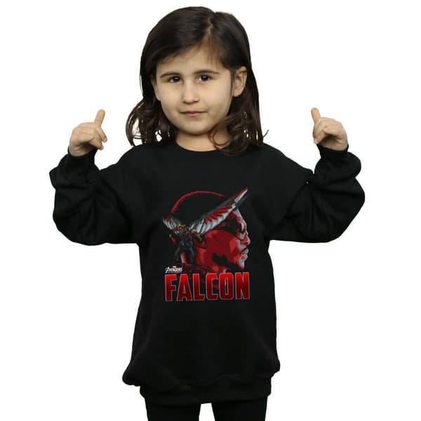 Marvel Avengers Infinity War Falcon Character Sweatshirt för tjejer
