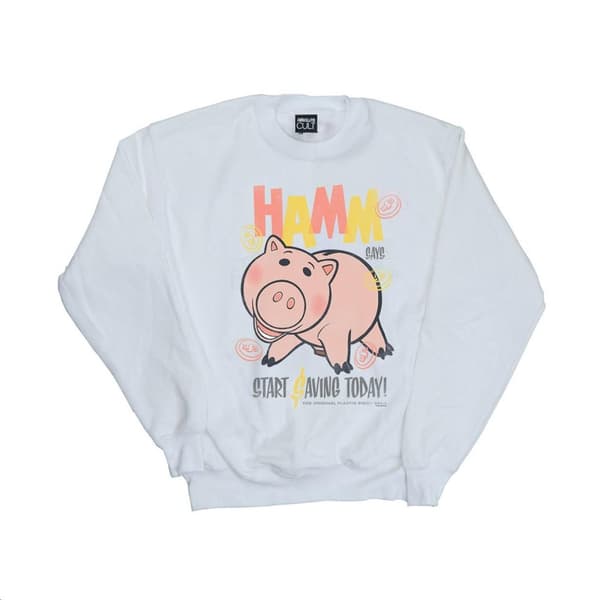 Disney Pojkar Toy Story 4 Hamm The Piggy Bank Sweatshirt White 12-13 Years