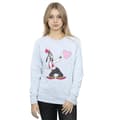 Miniatyrbild 2 av 3: Disney Dam/Tjej Goofy Love Heart Sweatshirt