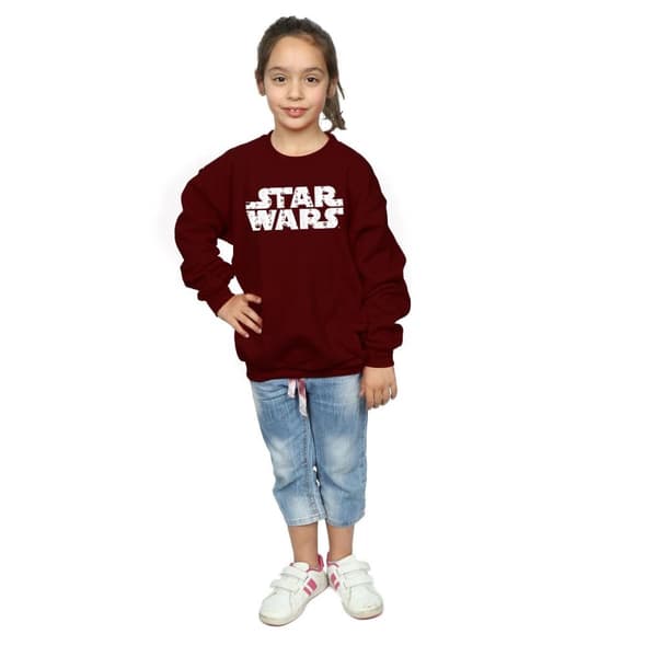 Star Wars Girls Christmas Logo Sweatshirt