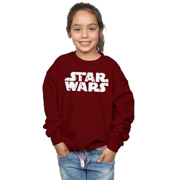 Star Wars Girls Christmas Logo Sweatshirt