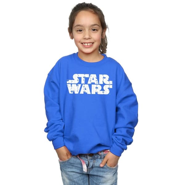 Star Wars Girls Christmas Logo Sweatshirt
