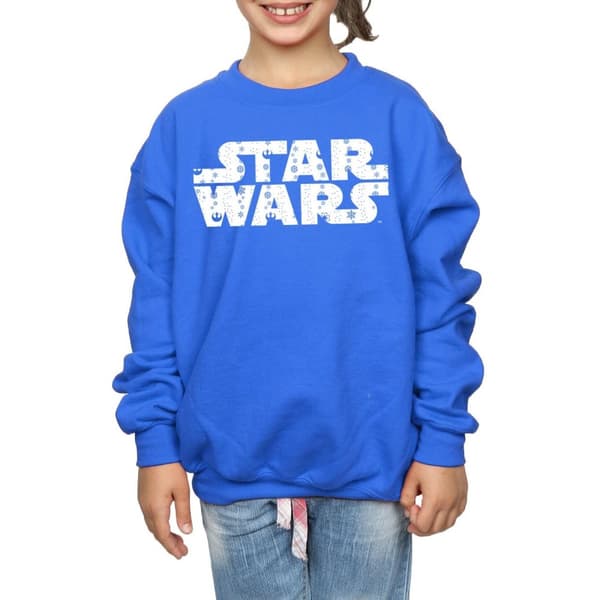 Star Wars Girls Christmas Logo Sweatshirt