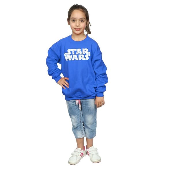 Star Wars Girls Christmas Logo Sweatshirt