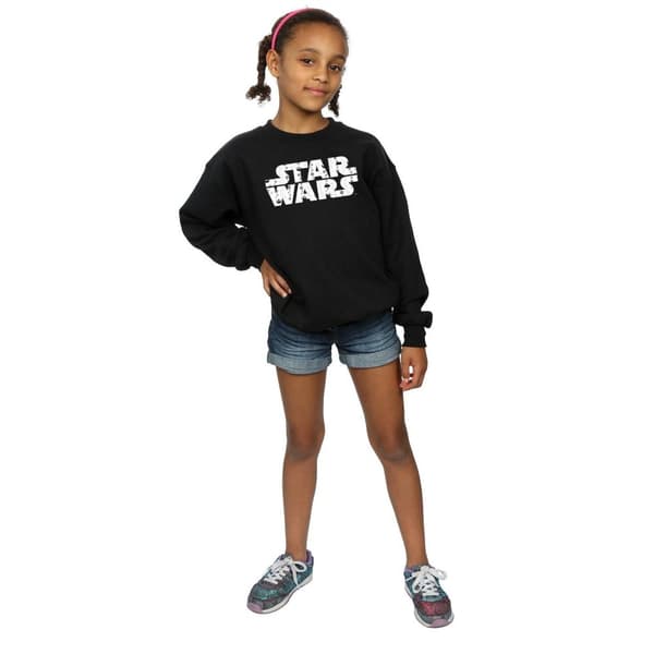 Star Wars Girls Christmas Logo Sweatshirt