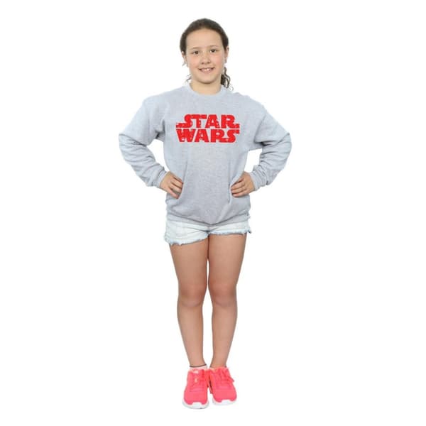 Star Wars Girls Christmas Logo Sweatshirt