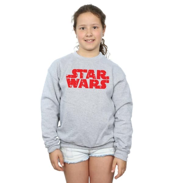 Star Wars Girls Christmas Logo Sweatshirt