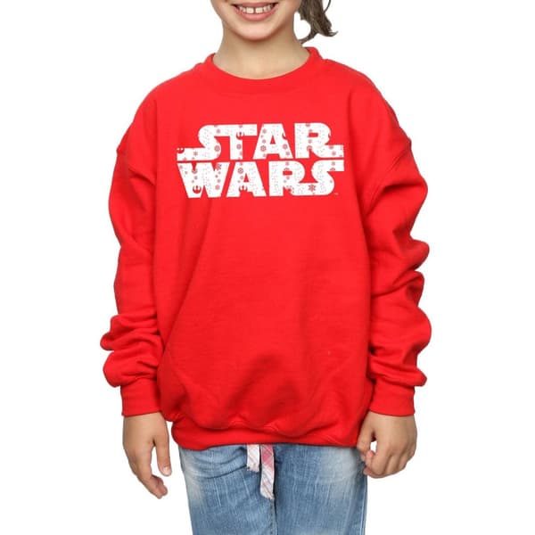 Star Wars Girls Christmas Logo Sweatshirt