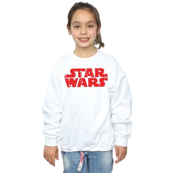 Star Wars Girls Christmas Logo Sweatshirt