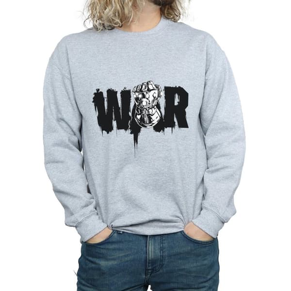 Marvel Mens Avengers Infinity War Fist Sweatshirt