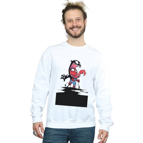 Marvel Mens Spider-Man Venom Cartoon Sweatshirt