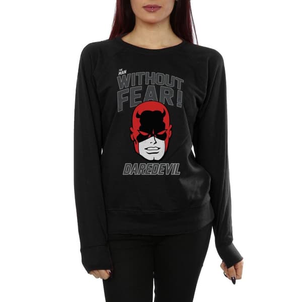 Marvel Womens/Ladies Daredevil Without Fear Sweatshirt