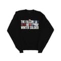 Miniatyrbillede 1 af 3: Marvel Mens The Falcon And The Winter Soldier Logo Sweatshirt