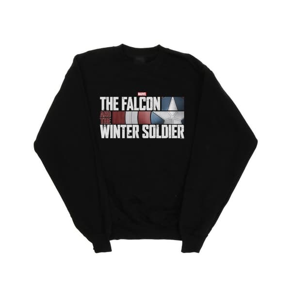 Marvel Mens The Falcon And The Winter Soldier Logo Sweatshirt