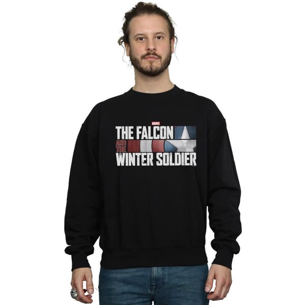 Marvel Mens The Falcon And The Winter Soldier Logo Sweatshirt