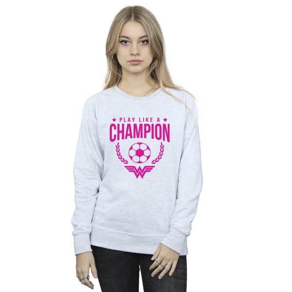 DC Comics Dam/Tjej Wonder Woman Play Like A Champion Sweatshirt