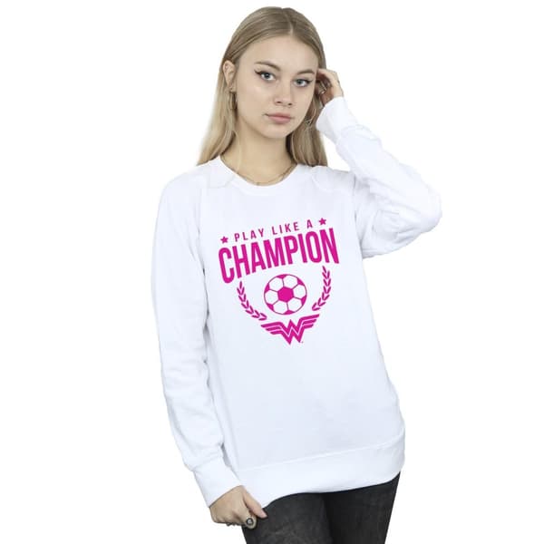 DC Comics Dam/Tjej Wonder Woman Play Like A Champion Sweatshirt