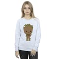 Pikkukuva 2 / 3: Marvel Womens/Ladies I Am Groot Chibi Wave Pose Sweatshirt