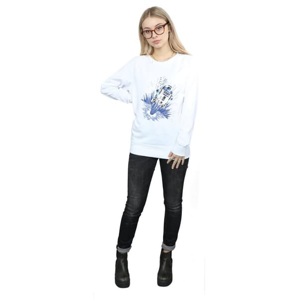 Star Wars Dam/Tjej - R2-D2 Blast Off - Sweatshirt