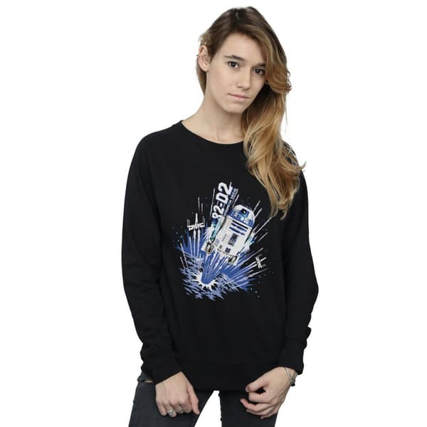 Star Wars Dam/Tjej - R2-D2 Blast Off - Sweatshirt
