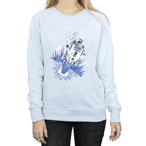 Star Wars Dam/Tjej - R2-D2 Blast Off - Sweatshirt
