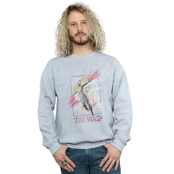 Marvel Mens Ant-Man And The Wasp Inramad Wasp Sweatshirt