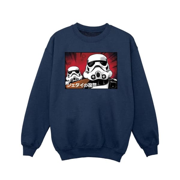 Star Wars Japansk sweatshirt med stormtrooper för flickor