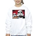Miniatyrbild 3 av 4: Star Wars Japansk sweatshirt med stormtrooper för flickor