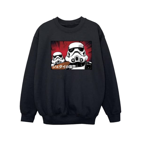 Star Wars Japansk sweatshirt med stormtrooper för flickor