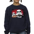 Miniatyrbild 3 av 4: Star Wars Japansk sweatshirt med stormtrooper för flickor