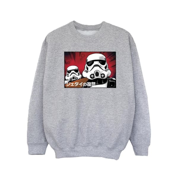 Star Wars Japansk sweatshirt med stormtrooper för flickor