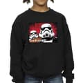 Miniatyrbild 3 av 4: Star Wars Japansk sweatshirt med stormtrooper för flickor