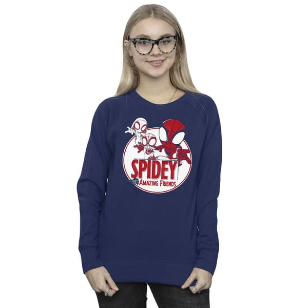 Marvel Dam/Tjej Spidey And His Amazing Friends Circle Sweatshirt