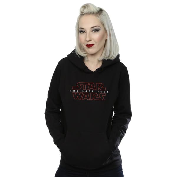 Star Wars Kvinnor/Ladies The Last Jedi Logo Hoodie