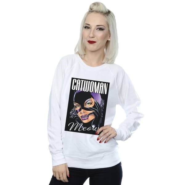 DC Comics Dam/Tjej Batman Catwoman Feline Fatale Sweatshirt