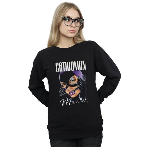 DC Comics Dam/Tjej Batman Catwoman Feline Fatale Sweatshirt