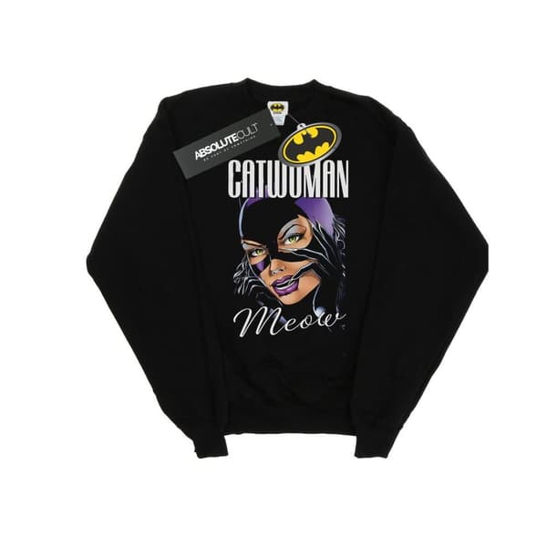 DC Comics Dam/Tjej Batman Catwoman Feline Fatale Sweatshirt
