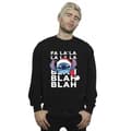 Miniatyrbild 2 av 3: Disney Mens Lilo And Stitch Christmas Blah Blah Blah Sweatshirt