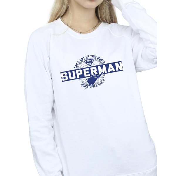 DC Comics Dam/Tjej Superman Out Of This World Sweatshirt