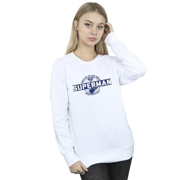 DC Comics Dam/Tjej Superman Out Of This World Sweatshirt