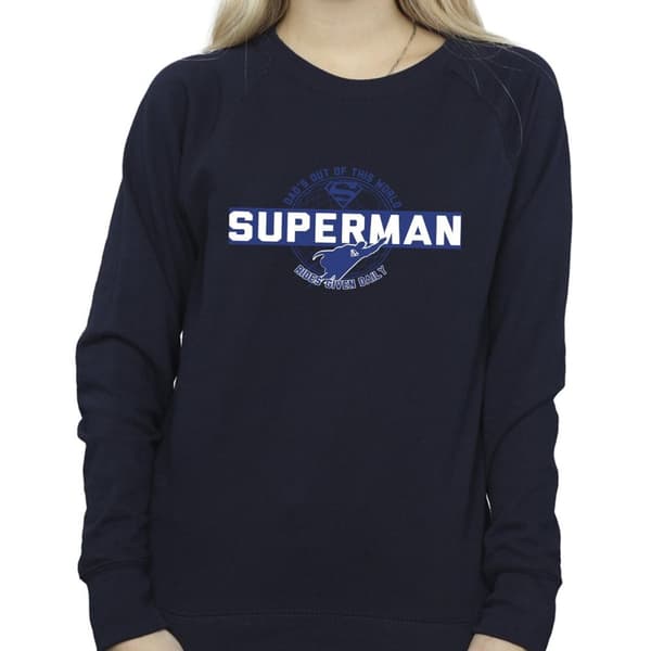 DC Comics Dam/Tjej Superman Out Of This World Sweatshirt