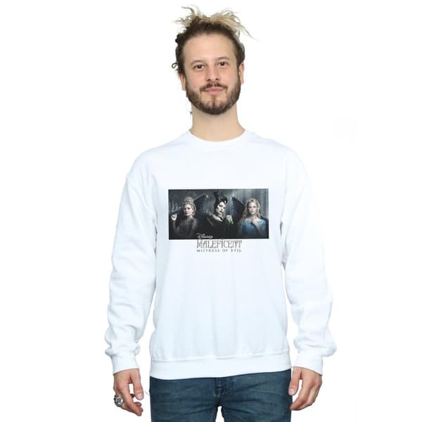 Disney Mens Maleficent Mistress Of Evil Character Poster Sweatshirt