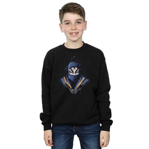 Marvel Pojkar Shang-Chi And The Legend Of The Ten Rings Razor Fist Masked Paint Sweatshirt